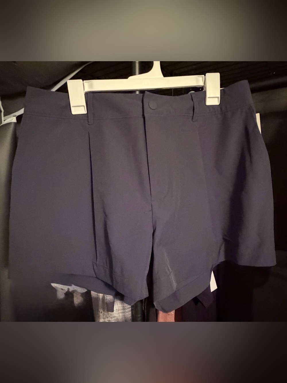 NWT All in Motion Classic High-Rise Navy Golf Shorts size Large
